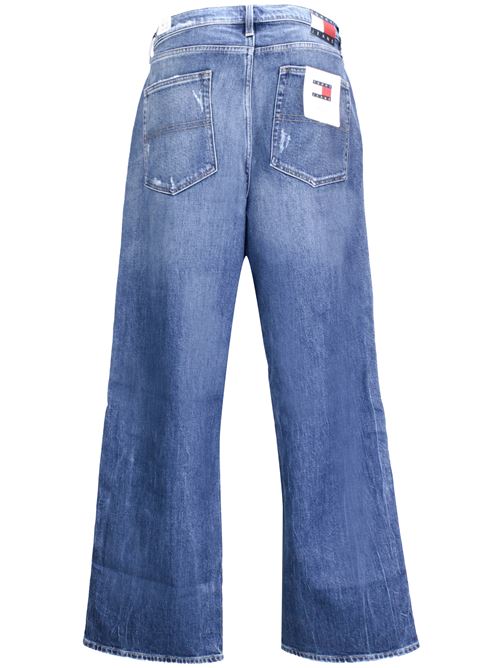 The loose-fitting Daisy distressed jeans fit a low rise TOMMY HILFIGER | DW0DW176041A5